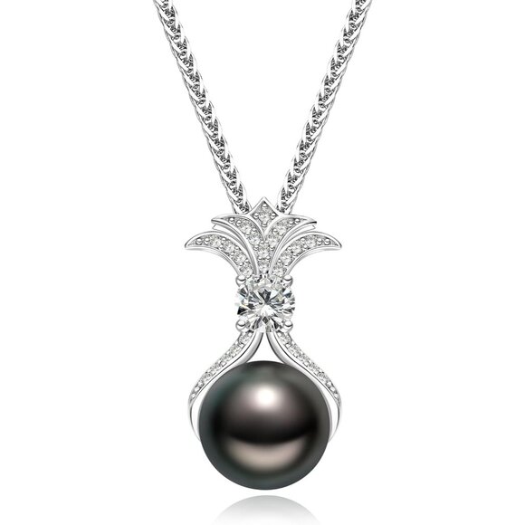 Gifts for Wife Women Anniversary -Pearl Necklace -Mom Girlfriend Her Fine Jewelr